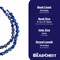The Bead Chest Cornerless Cube Lapis Lazuli Beads 9-14mm Afghanistan Blue Faceted Gemstone Large Hole 18 Inch Strand